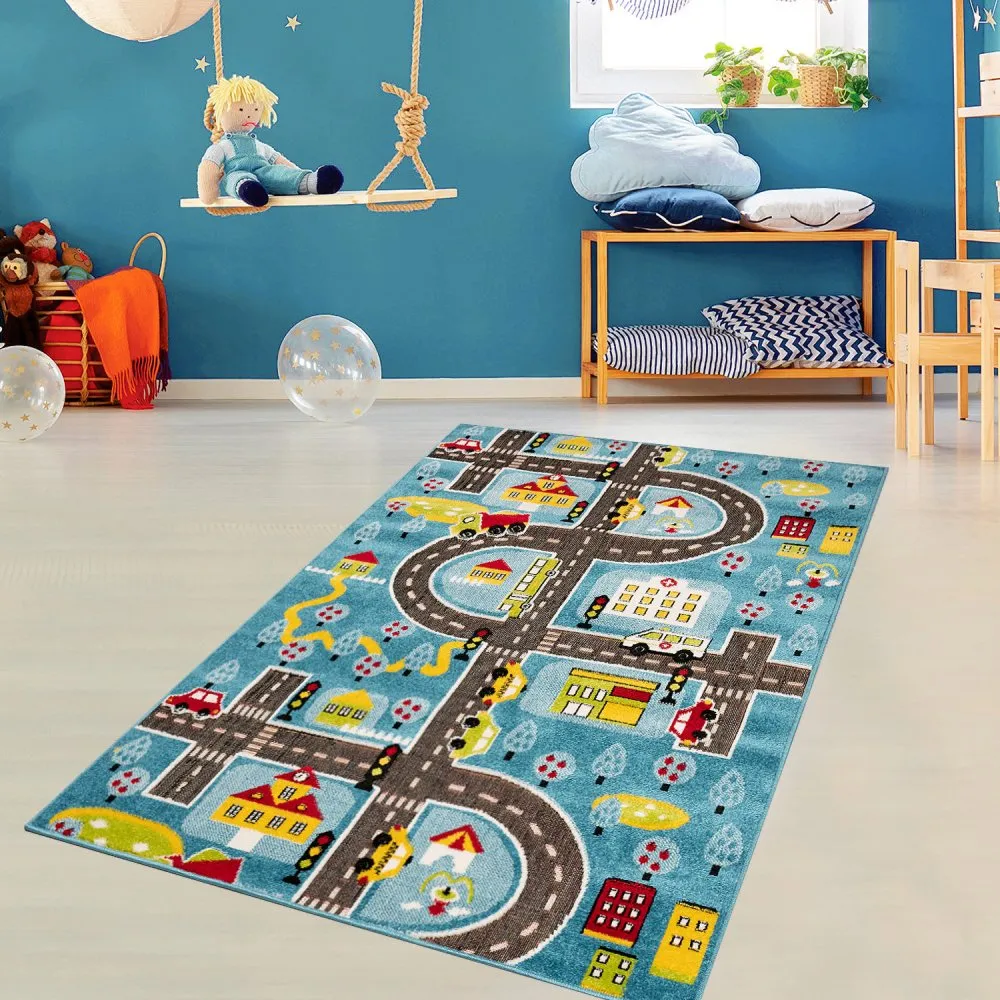 Tepih (200x290) Trafik Blue