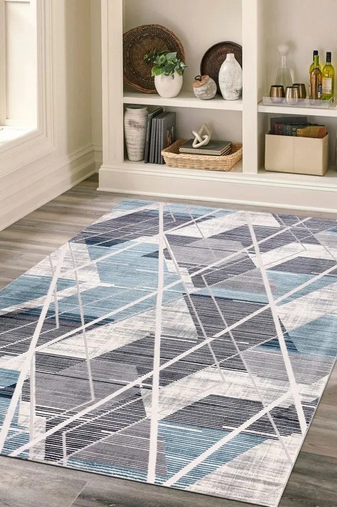 Tepih (200x290) Troya J0065 Blue