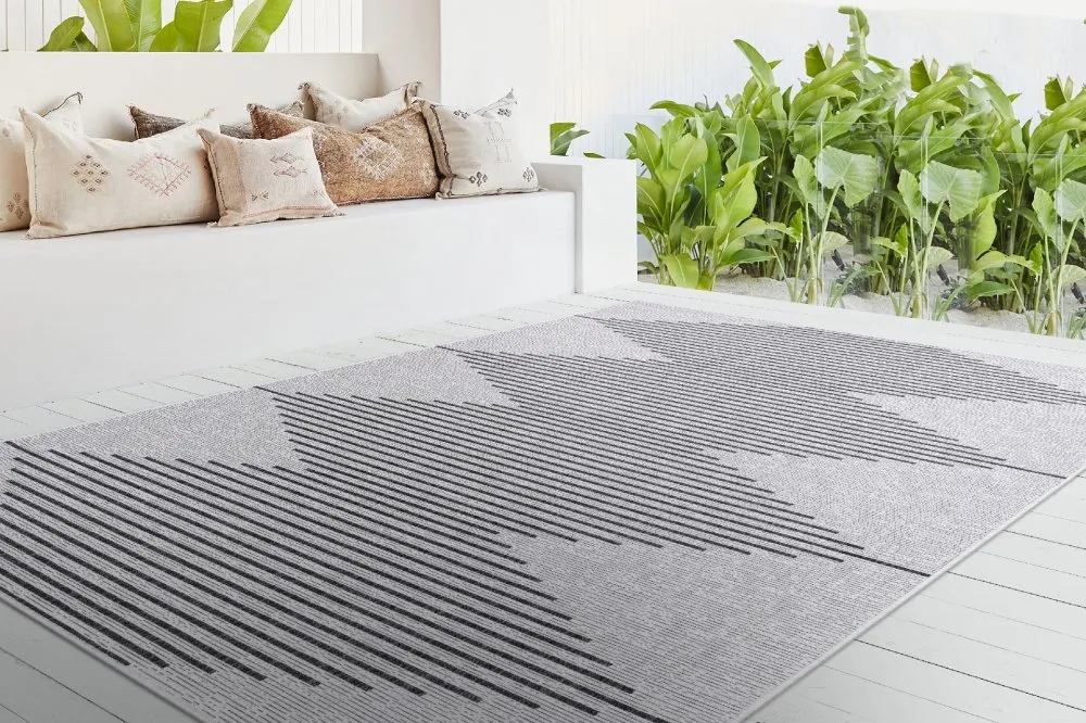 Tepih 22835A Fresco Black White 1