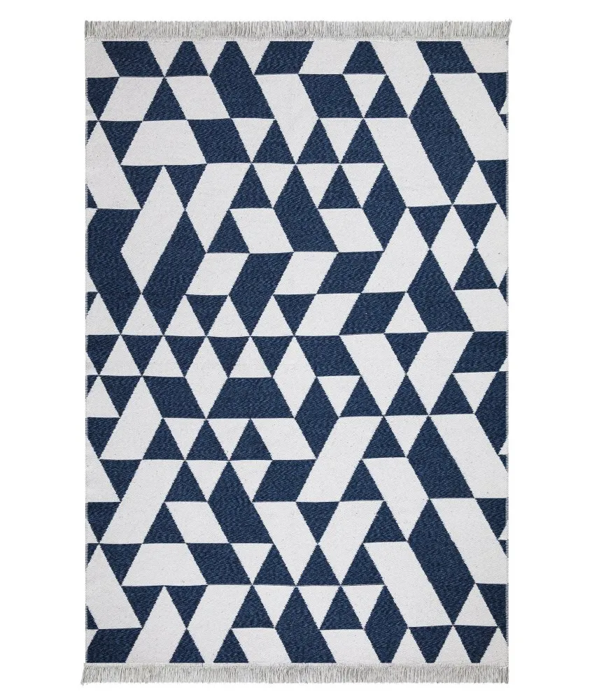 Tepih 22992A White Blue 60 x 100 (932ELT1168)