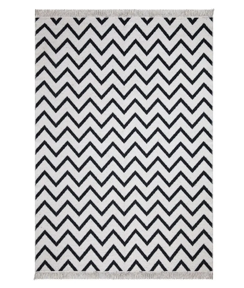 Tepih 23002A White Black 60 x 100 (932ELT1234)