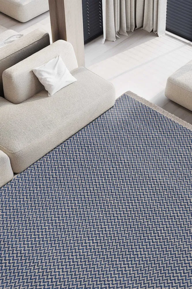 Tepih 23033A Navy Blue 60 x 100 (932ELT2189)