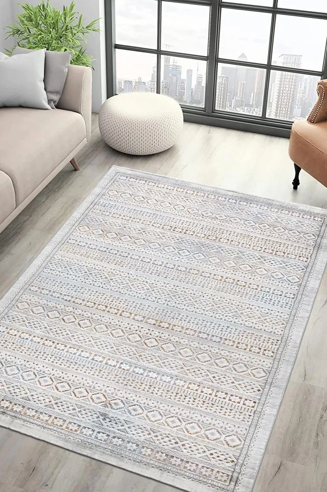 Tepih (240x330) Paradise M0145 White Blue