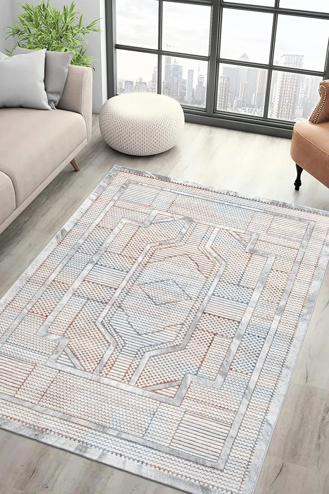 Tepih (240x330) Paradise M0146 White Blue