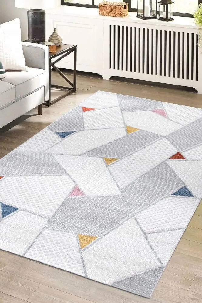 Tepih (240x330) Roma F0369 White