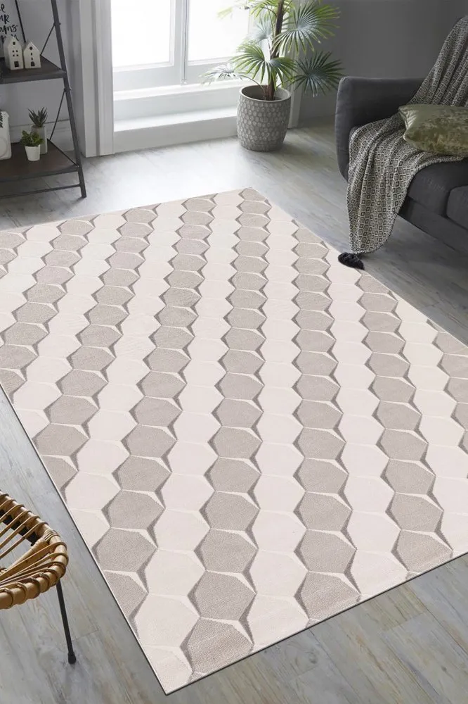 Tepih (240x330) Troya J0091 Light Grey