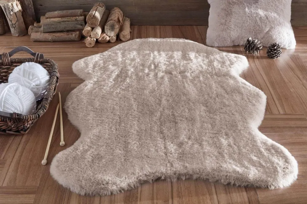 Tepih (70x100) Faux Fur Post Beige