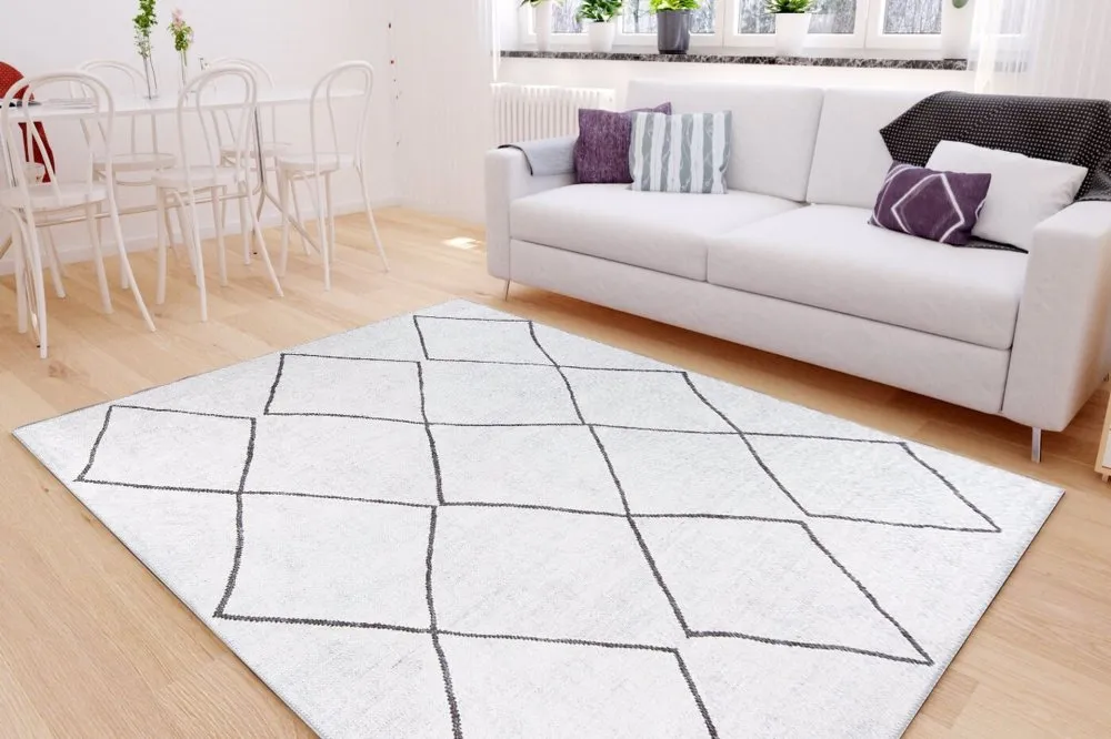 Tepih (75 x 150) Soul Chenille White AL 338