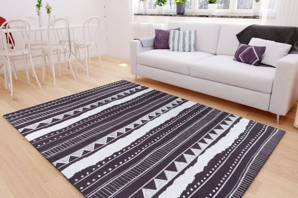 Tepih (75 x 230) Ada Gonul Chenille Black AL 292