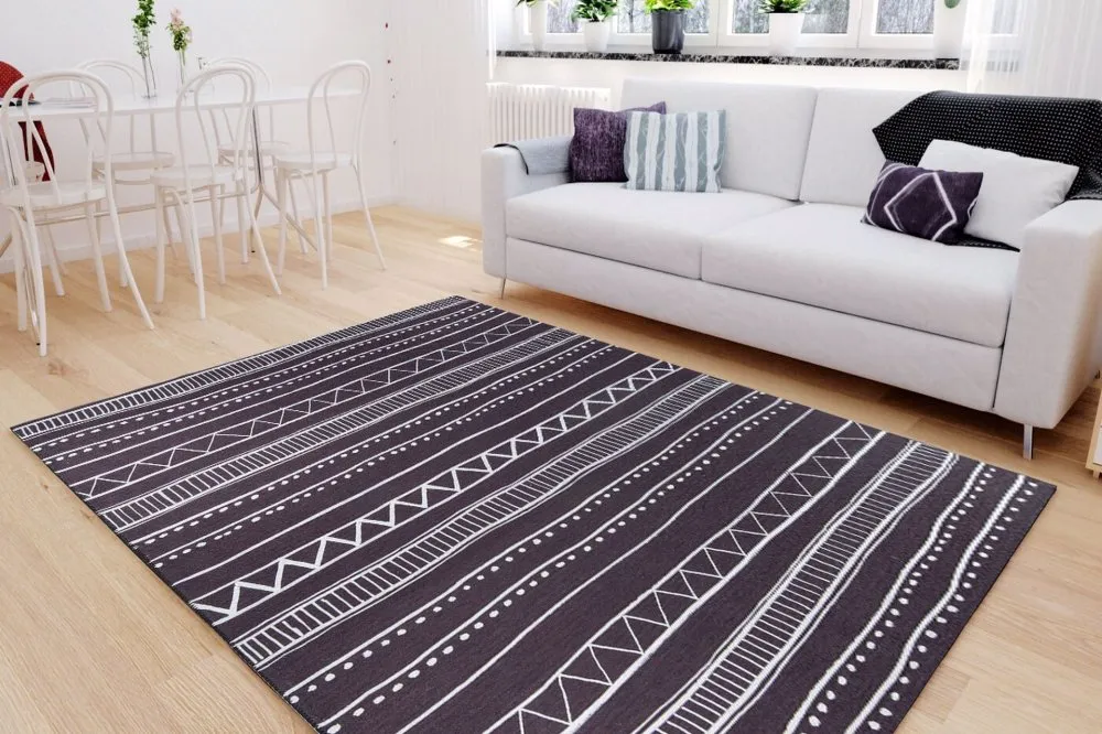 Tepih (75 x 230) Ada Gonul Chenille Black AL 294
