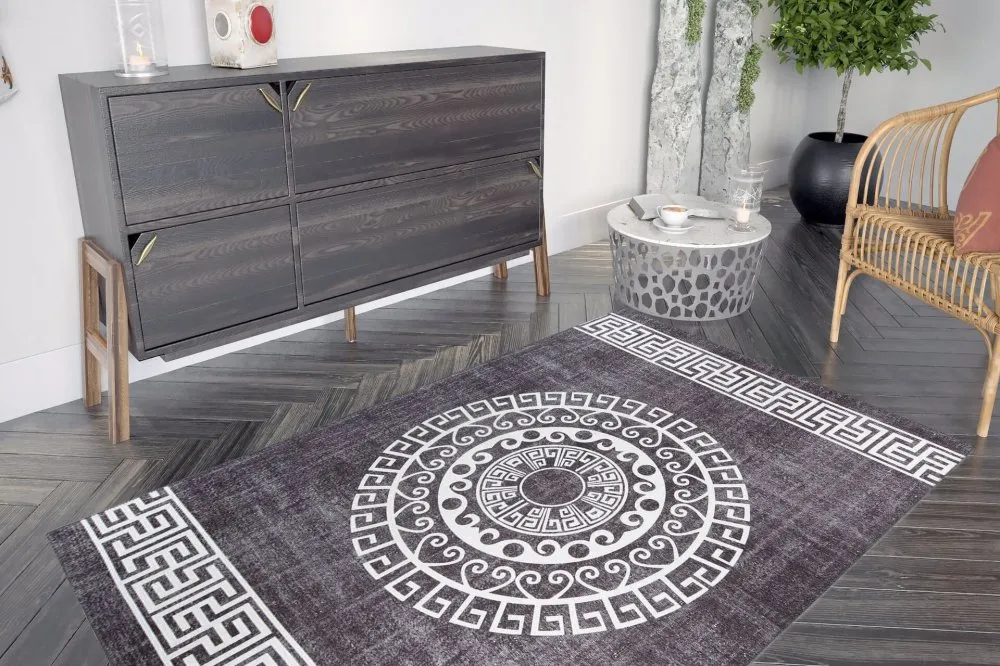 Tepih (75 x 230) Dorian Chenille Black AL 327