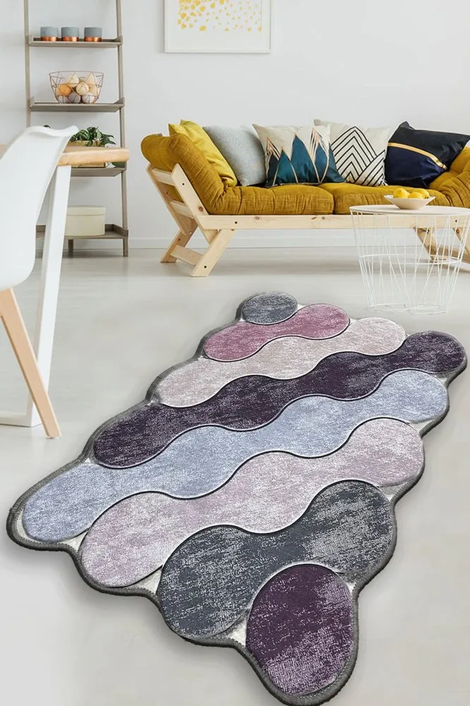 Tepih (80 x 120) Circle Purple