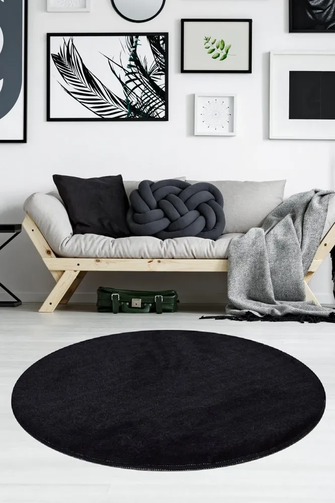 Tepih (90 cm) Milano Black