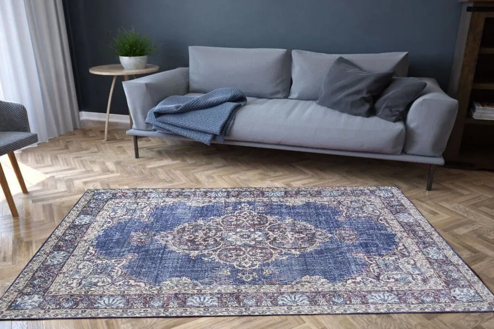 Tepih Blues Chenille Dark Blue AL 249