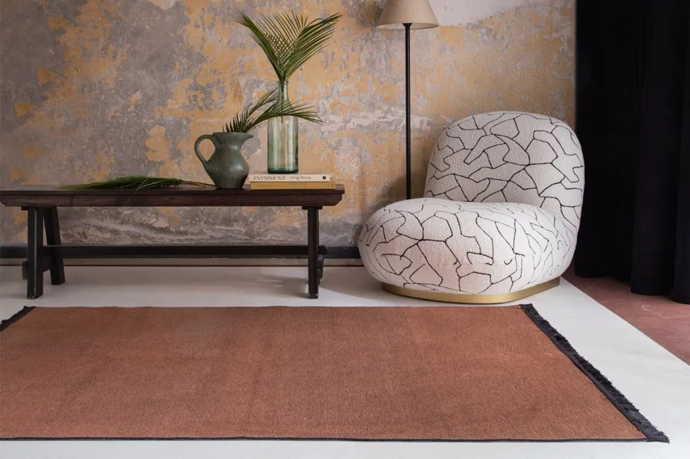 Tepih Fringed Woven Brown 120 x 180 (652MRN1140)