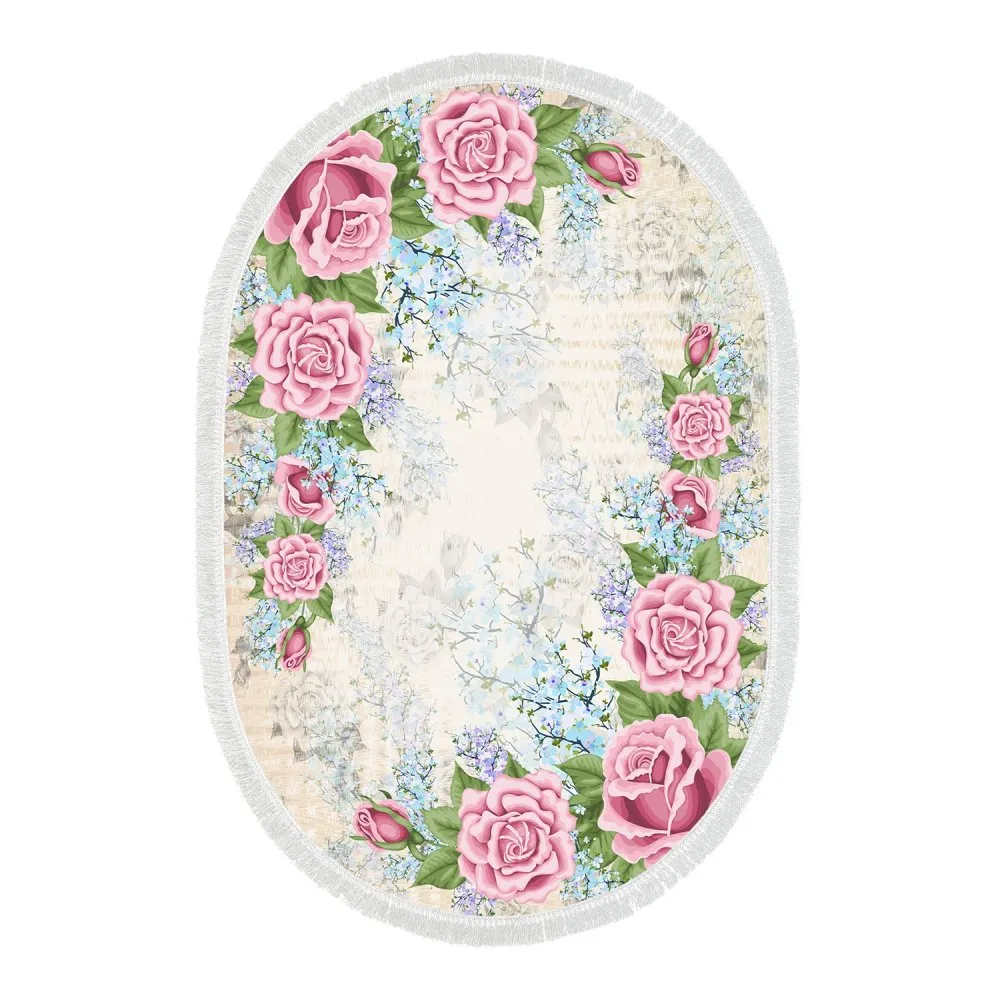 Tepih Mu174 Cvetni print (Oval) 120 x 180 (955ANR2488)