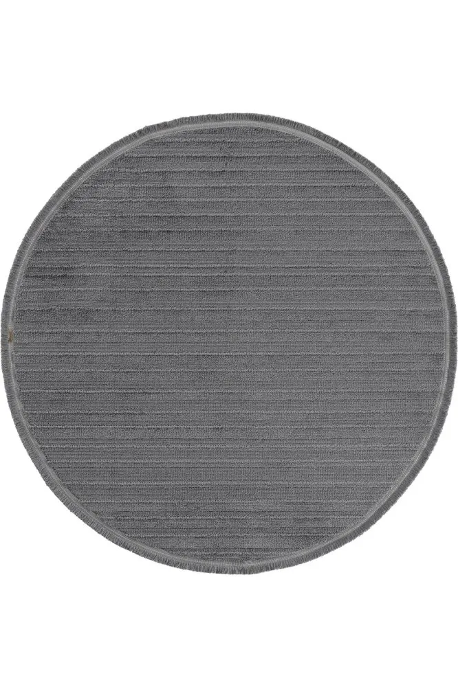 Tepih okrugli Newyork 3104 Anthracite 160 cm (860BLN3712)