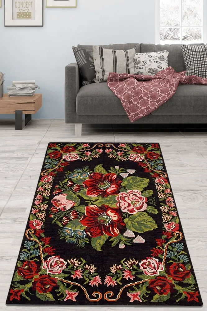 Tepih sa cvetnim printom Jongael 120 x 180 (399CHL1243)