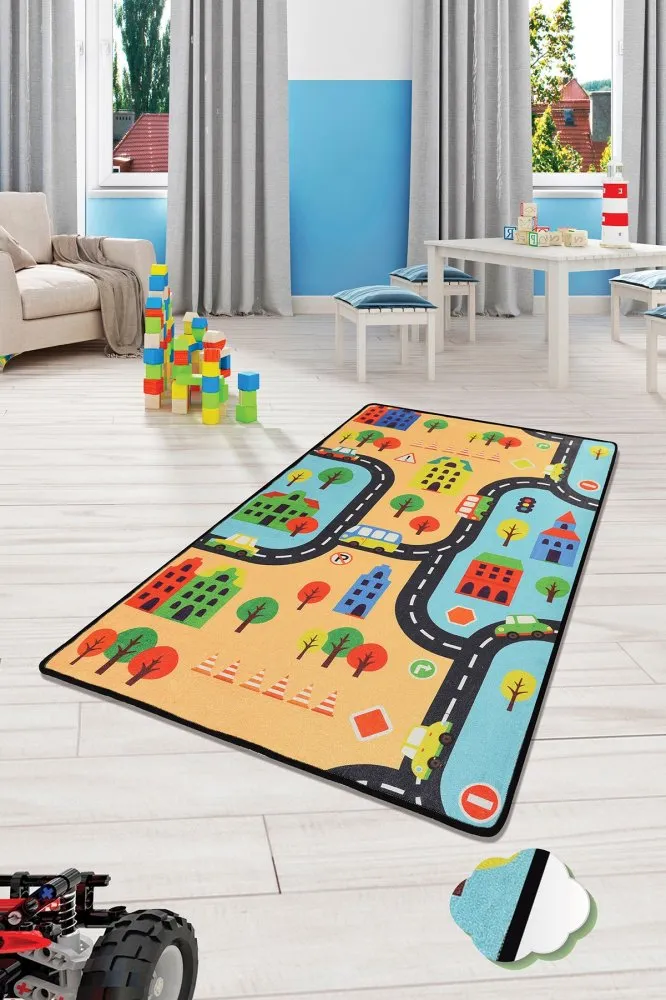 Tepih sa printom Road Colourful 140 x 190 (876CHL1060)