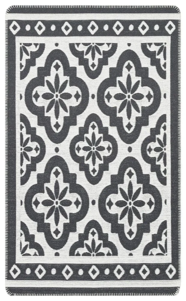 Tepih staza (75x180) Arn 08 Anthracite White