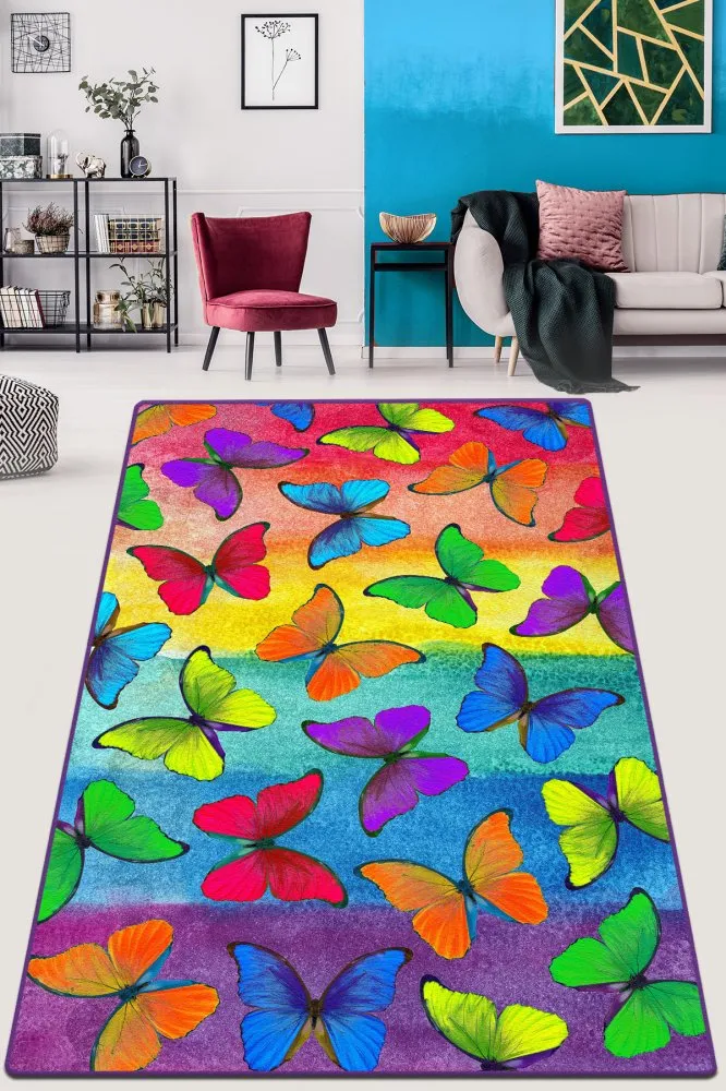 Tepih staza (80x140) Colorato Farfalle Djt