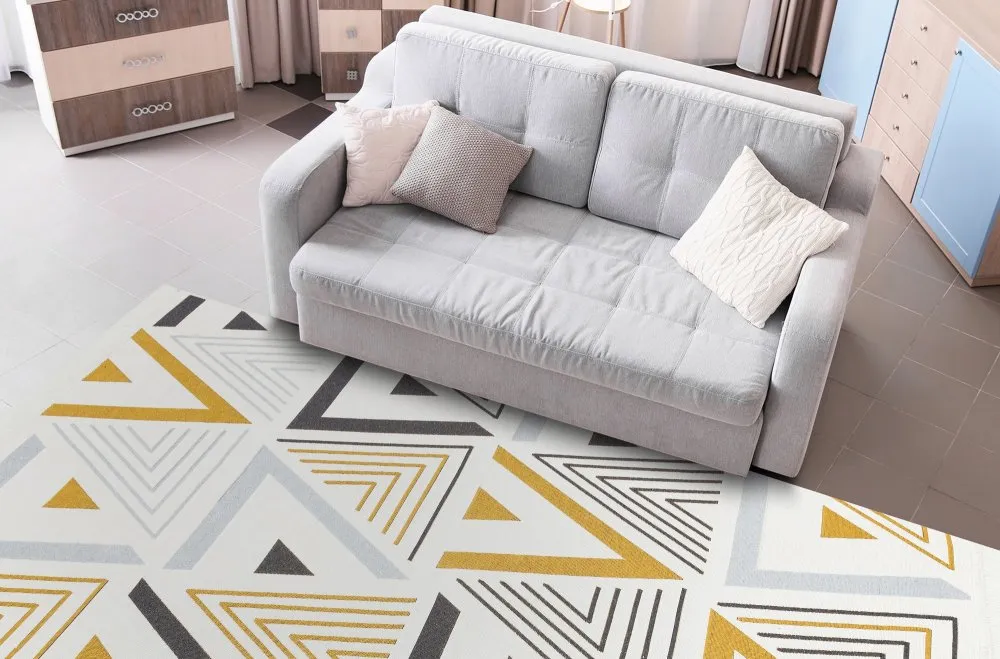 Tepih staza (80x150) Ar 18 Yellow Grey
