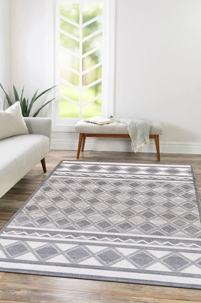 Tepih staza (80x150) Elmina F0287 Grey