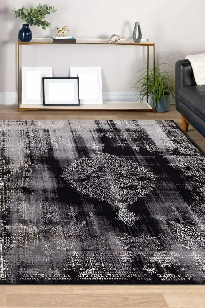 Tepih staza (80x300) Lynosse P0307 Black