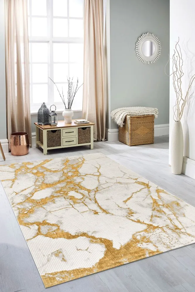 Tepih staza (80x300) Wilto PF229 White