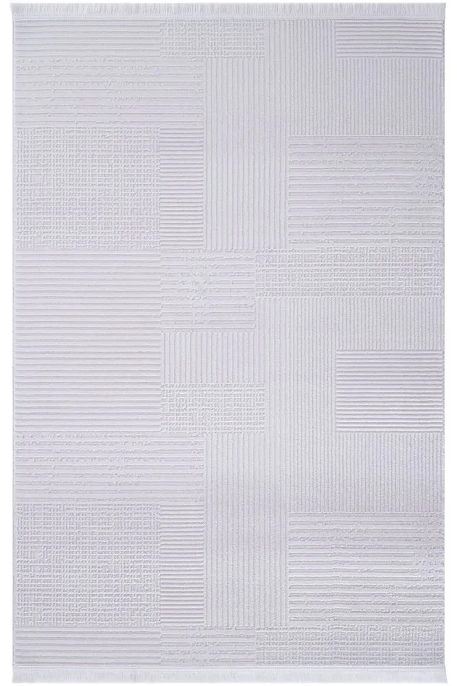 Tepih staza (80x400) Nora 6223 White