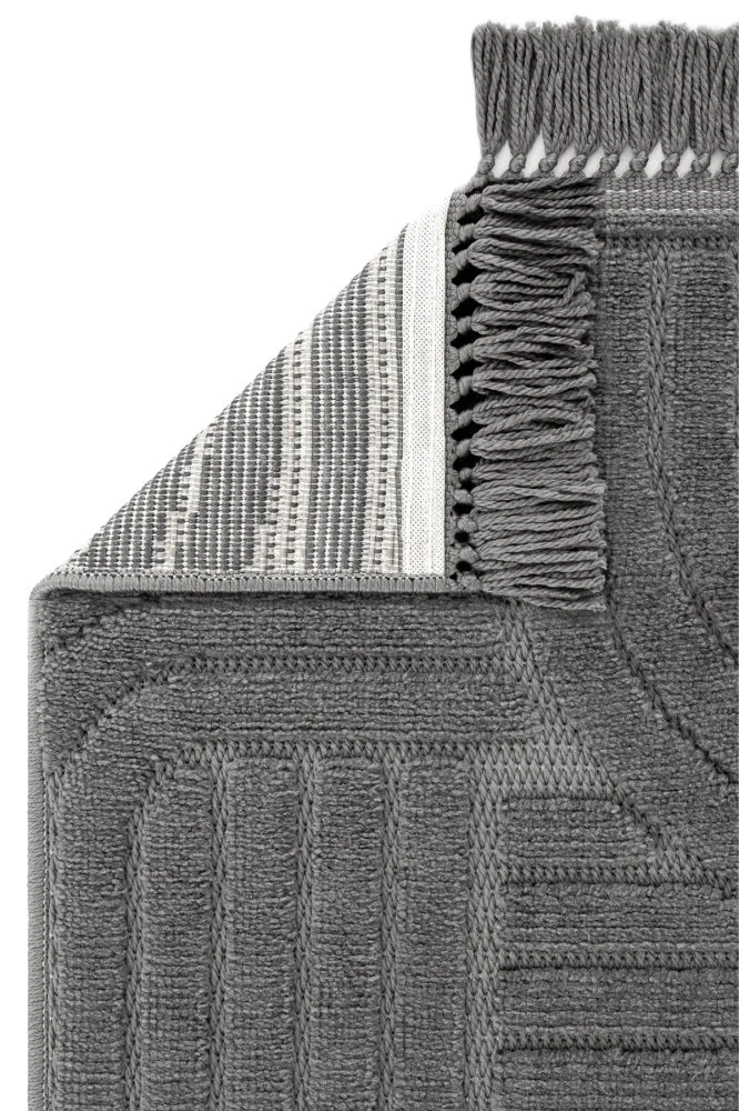 Tepih u tamno sivoj boji Stone 1090 100 x 200 (860BLN3126)