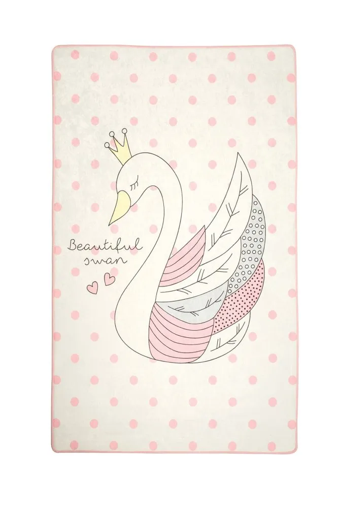 Tepih za devojčice sa printom Swan 140 x 190 (876CHL1080)