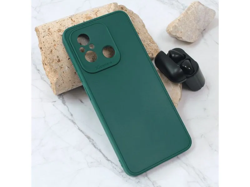 Maska 3D Camera za Xiaomi Redmi 12C Tamno zelena