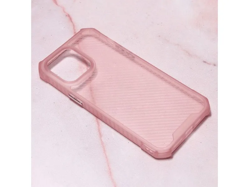 Maska Carbon Crystal za iPhone 14 Pro Max 6.7 pink