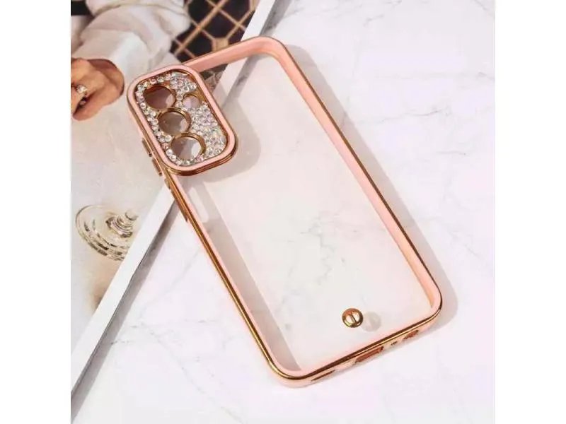 Maska Cirkon Camera za Samsung A156F Galaxy A15 5G Roze
