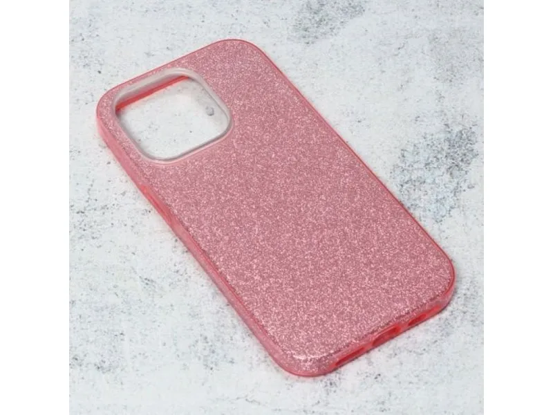 Maska Crystal Dust za iPhone 14 6.1 Pro roze