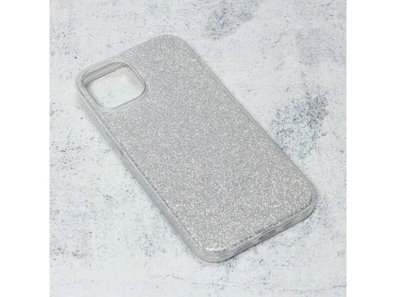 Maska Crystal Dust za iPhone 14 6.1 Pro srebrna