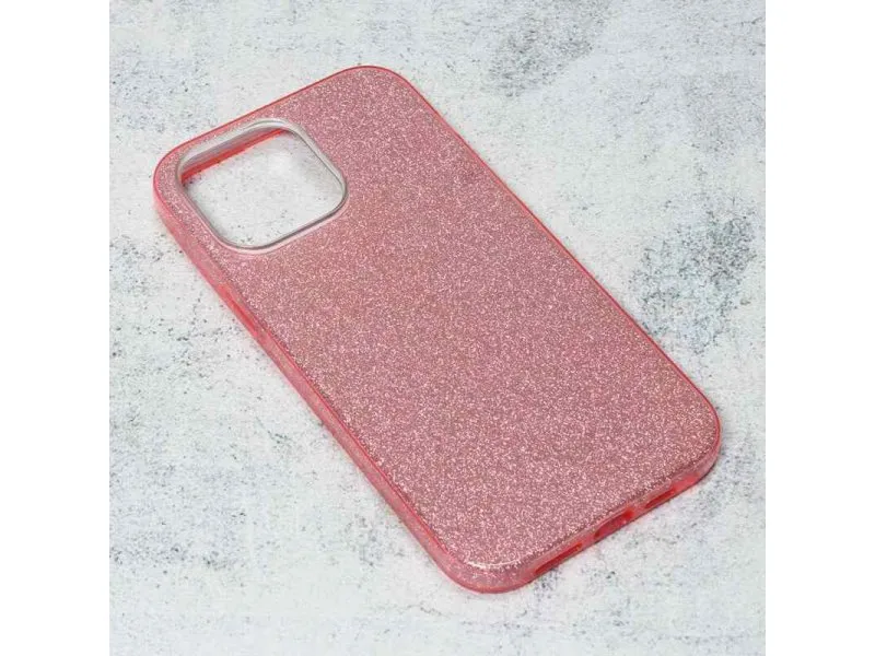 Maska Crystal Dust za iPhone 14 6.7 Pro Max roze