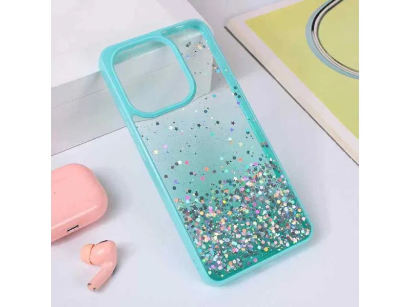 Maska Frame Glitter za Xiaomi Redmi Note 13 4G Mint