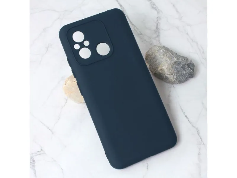 Maska Nano Silikon za Xiaomi Redmi 12C tamno plava