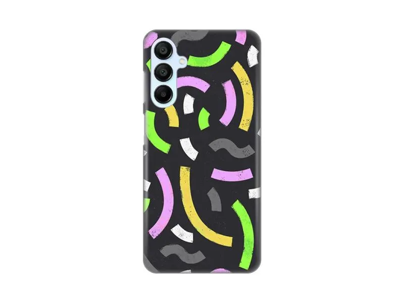 Maska Silikonska Print za Samsung A156B Galaxy A15 5G Happy Lines gray