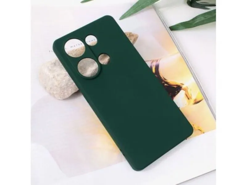 Maska Soft Velvet Xiaomi Redmi Note 13 Pro 4G (EU) tamno zelena