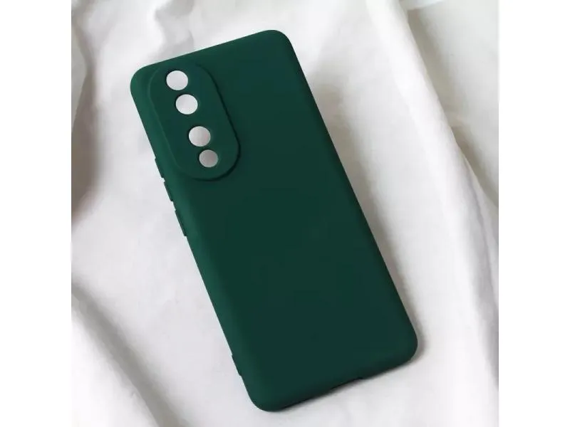 Maska Soft Velvet za Honor 90 tamno zelena