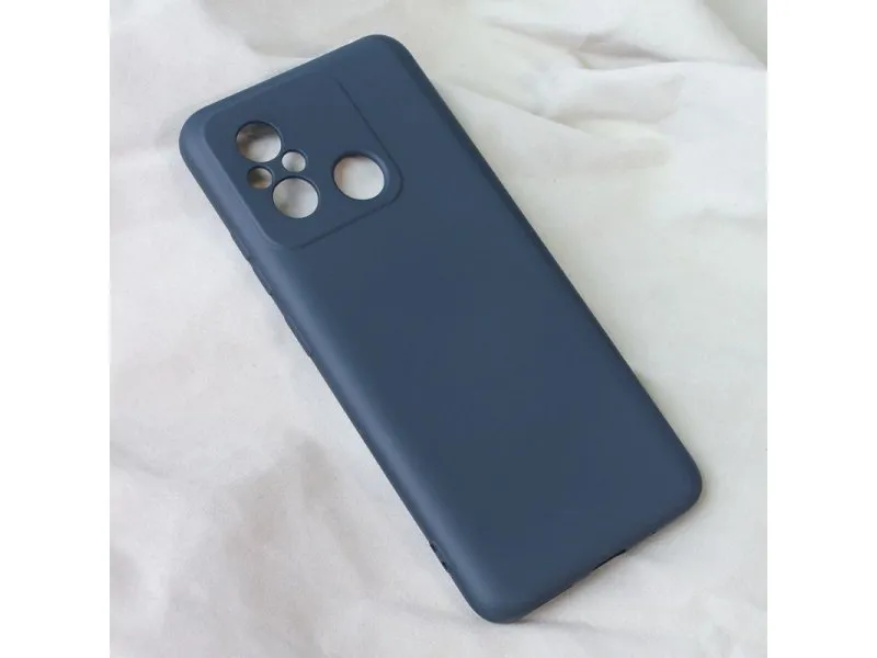 Maska Soft Velvet za Xiaomi Redmi 12C Tamno plava