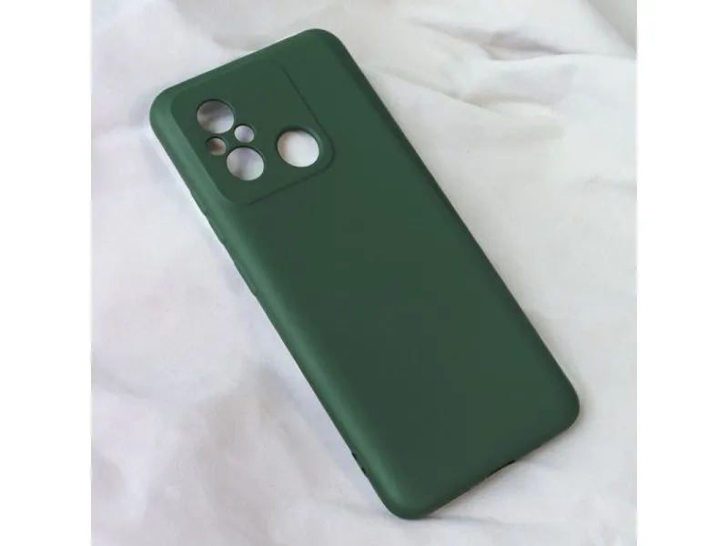 Maska Soft Velvet za Xiaomi Redmi 12C Tamno zelena