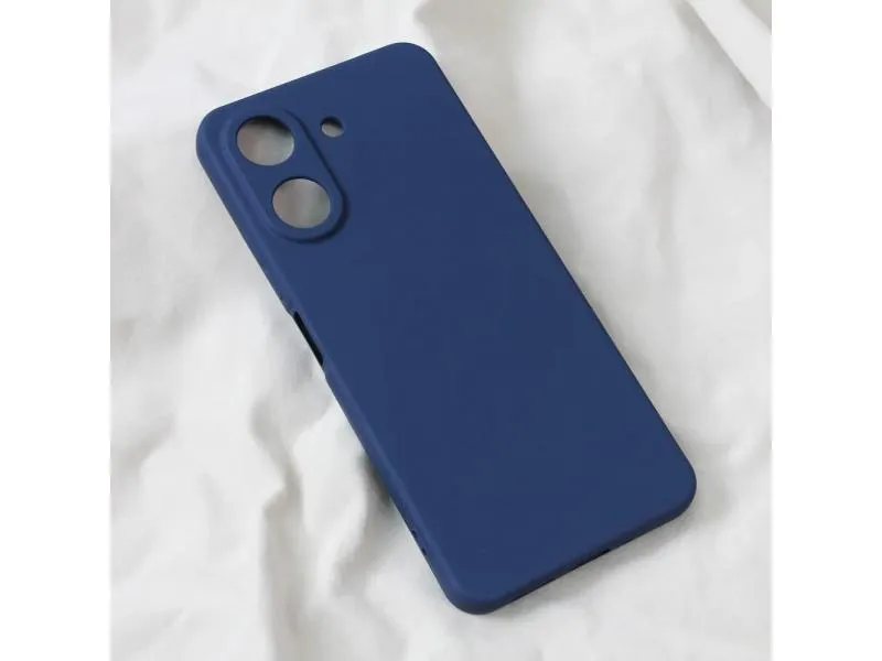 Maska Soft Velvet za Xiaomi Redmi 13C tamno plava