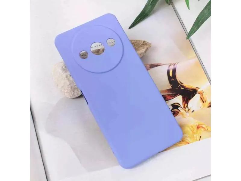 Maska Soft Velvet za Xiaomi Redmi A3 ljubicasta