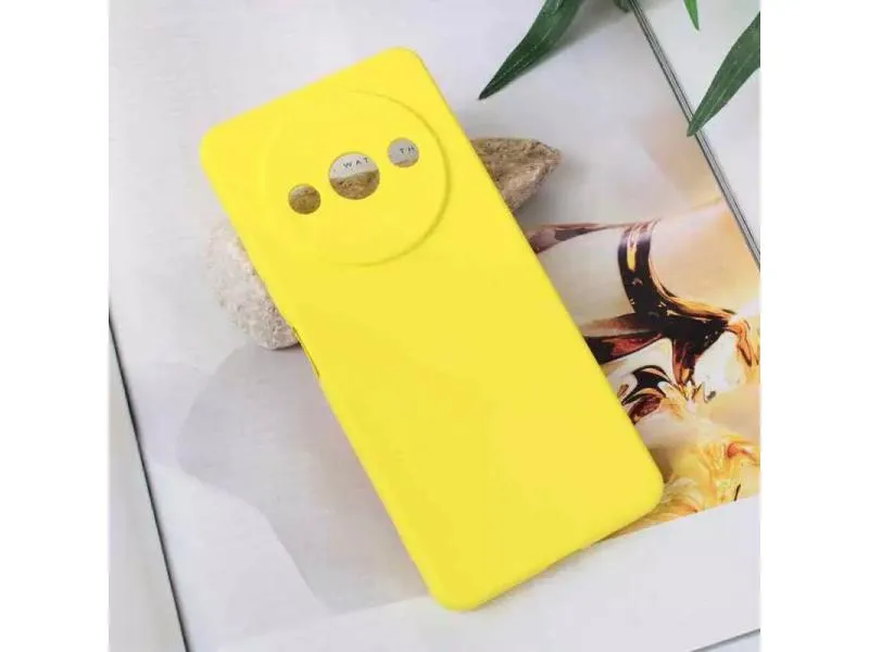 Maska Soft Velvet za Xiaomi Redmi A3 Žuta