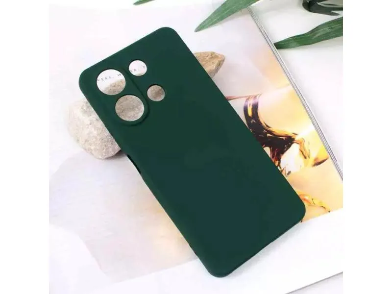 Maska Soft Velvet za Xiaomi Redmi Note 13 4G EU tamno zelena