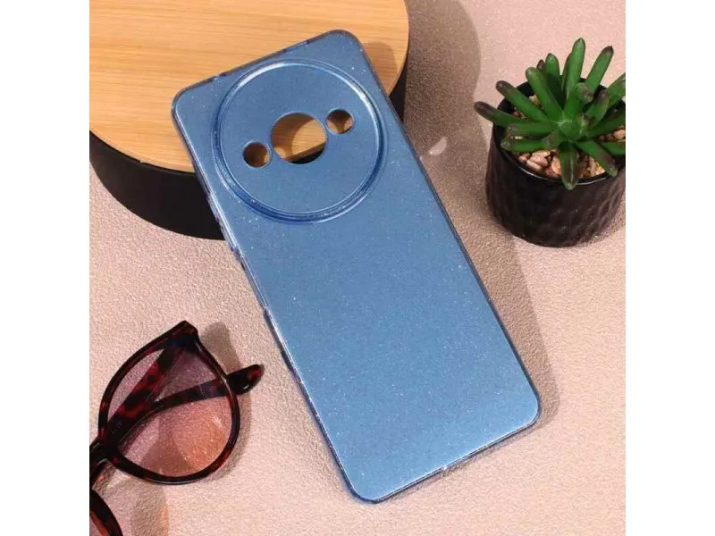 Maska Sparkle Dust za Xiaomi Redmi A3 Svetlo plava